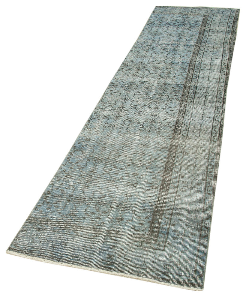 Rug N Carpet - Handwoven Anatolian 2' 6" x 10' 8" Low Pile  Kitchen Runner Rug