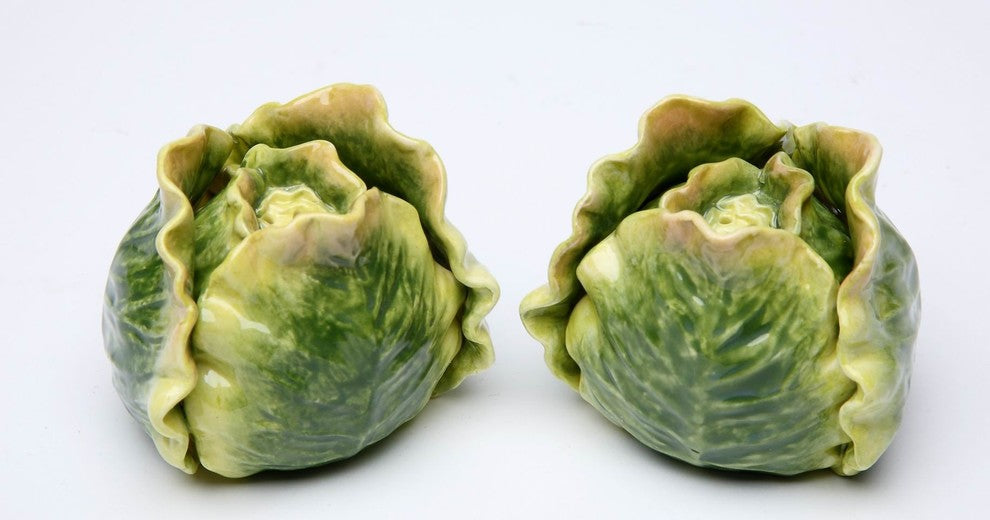 Cabbage Salt and Pepper Shaker