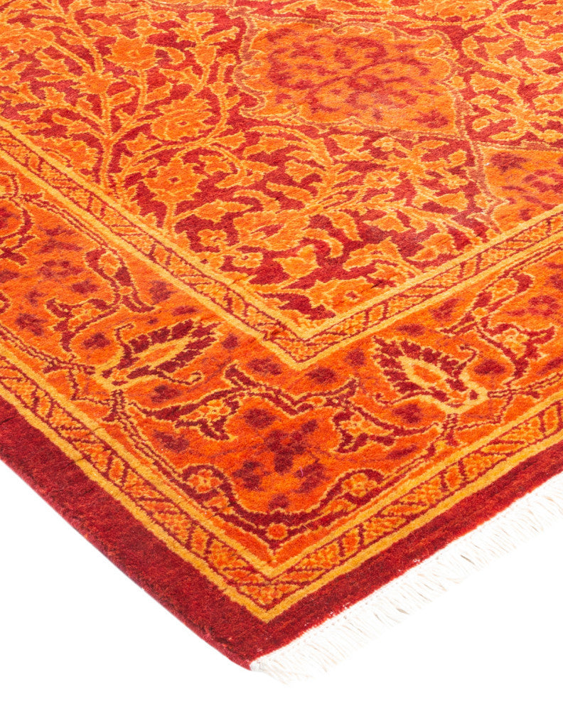 Mogul, One-of-a-Kind Hand-Knotted Area Rug Orange, 2'9"x13'4"