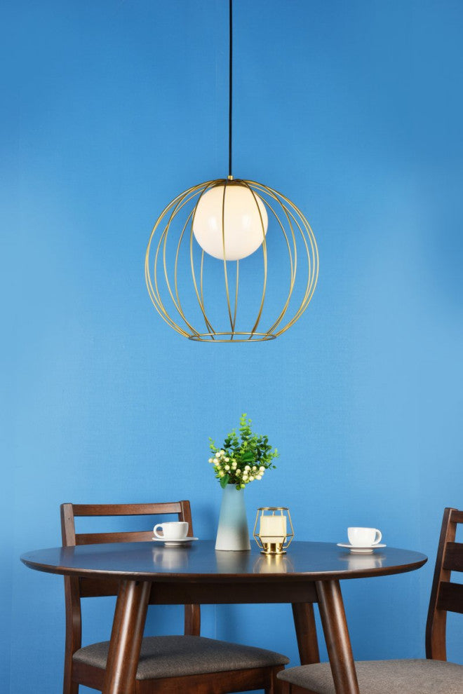 Warren 1-Light Brass Pendant