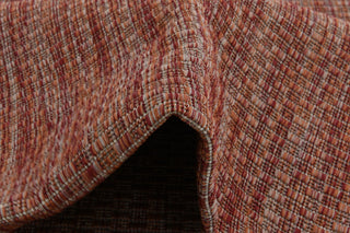 Unique Loom Rust Red Solid Outdoor 2' 0 x 6' 0 Runner Rug