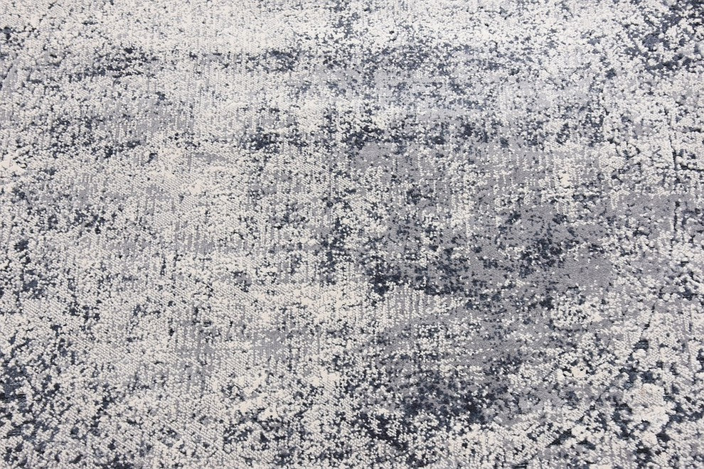 Unique Loom Dark Blue Chateau Jefferson 4' 0 x 4' 0 Round Rug