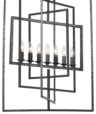 Crystorama Lighting Group 339 Capri 7 Light 24"W Wrought Iron - Antique Gold