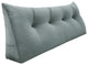 WOWMAX Bed Rest Wedge Pillow Daybed Side Pillow Headboard Back Support Cushion, 54x20x8