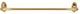 Alno Towel Bar in Polished Brass
