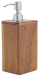 Designer Genuine Teak Soap Dispenser