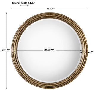 Uttermost - 09183 - Mirror - Spera - Antiqued Gold