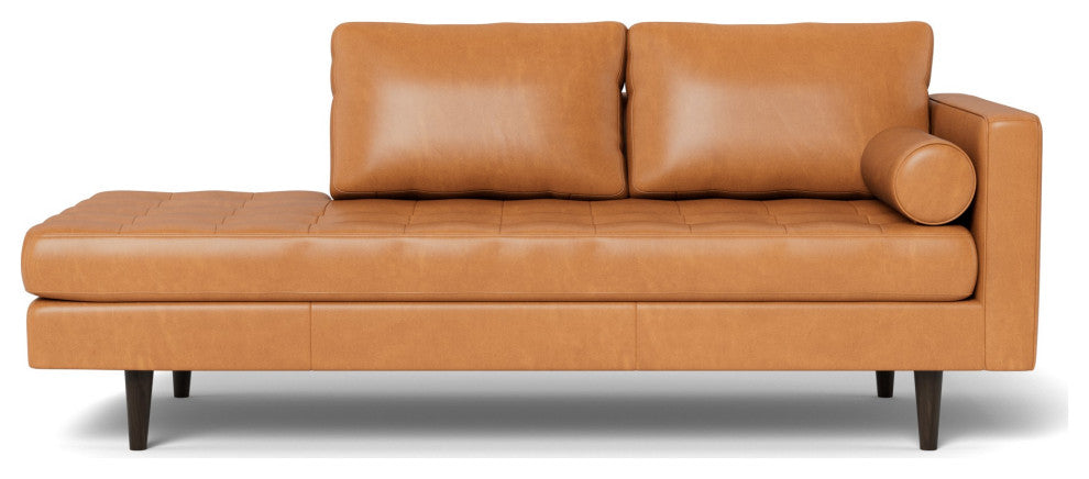 Ladybird Leather Stand Alone Chaise, Right Hand Facing
