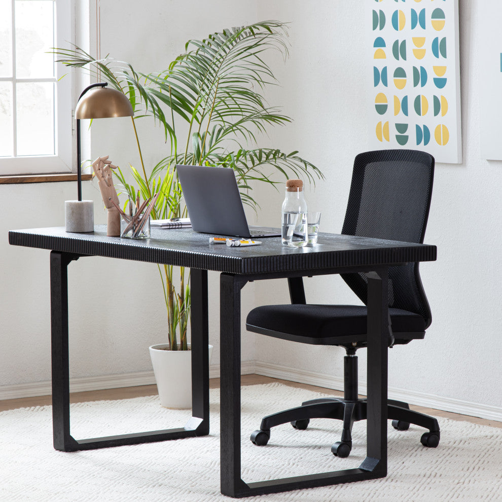 Ancona Desk Solid, Black