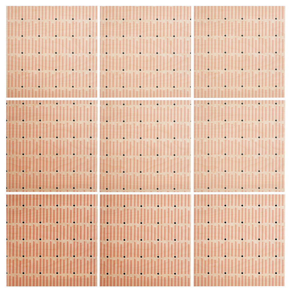 Deny Designs Caroline Okun Chatham Stripes Wood Wall Mural, 3'x3'