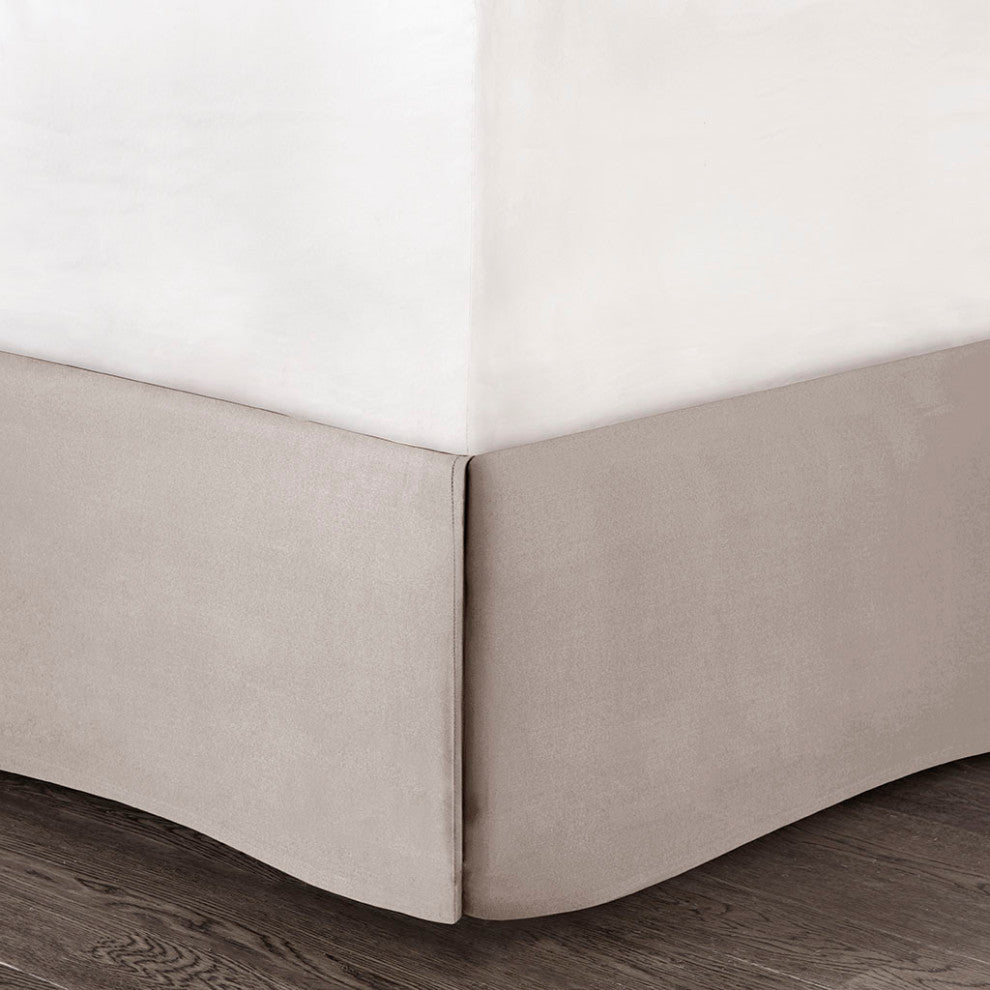 Madison Park Ava Textured Chennile 7-Piece Comforter Set, Neutral Taupe, King