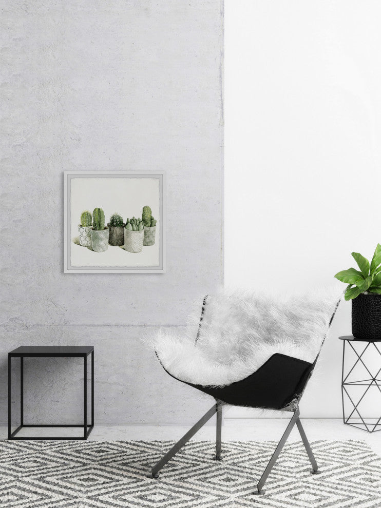 "Decorative Planters" Framed Painting Print