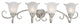 Vaxcel, Bella 2-Light Vanity Light, Brushed Nickel, Brushed Nickel, 4-Light