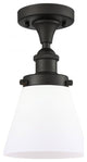 INNOVATIONS LIGHTING 916-1C-OB-G61-LED Small Cone 1 Light Semi-Flush Mount