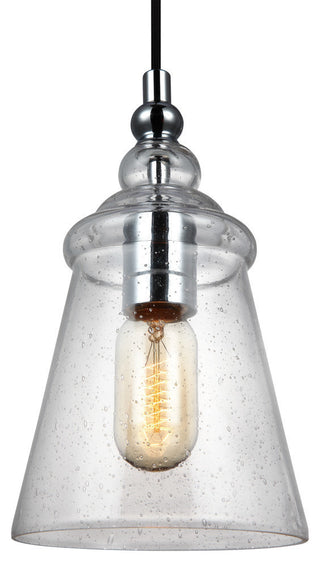 Generation Lighting 1-Light Mini-Pendant, Chrome