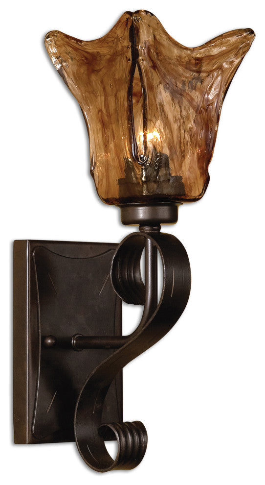 Uttermost 22402 Vetraio Glass Wall Sconce