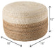 Jaipur Living Oliana Ombre Cylinder Pouf, White