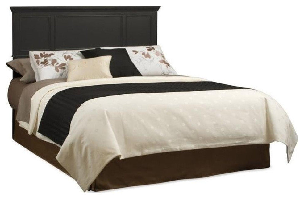 Homestyles Bedford Wood Queen Headboard in Black