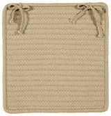Colonial Mills Chair Pad Simply Home Solid Linen Chair Pad