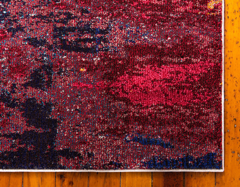 Rug Unique Loom Estrella Pink Rectangular 5' 0 x 8' 0