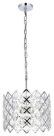 Elegant Lighting Lyla 3-Light Pendant Chrome