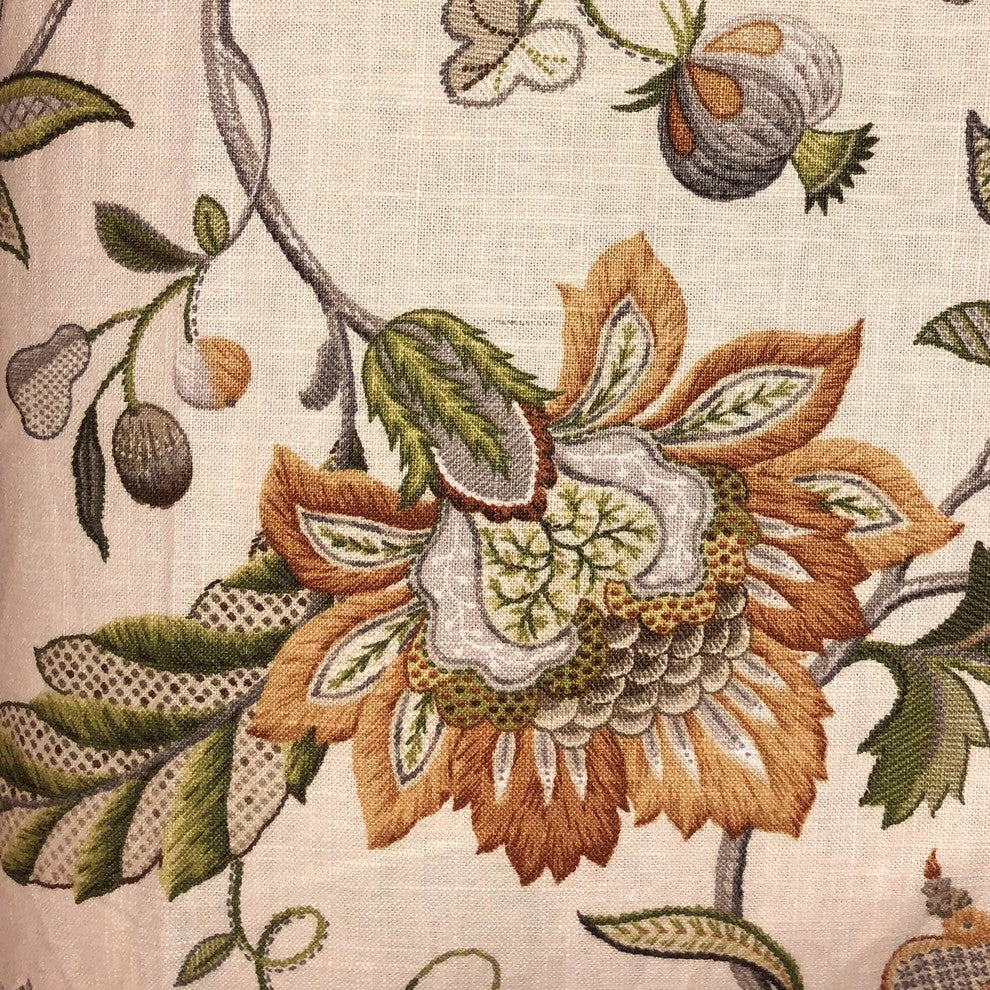 Harmony Meadows  Multicolor Luxury Throw Pillow, 22"x22"