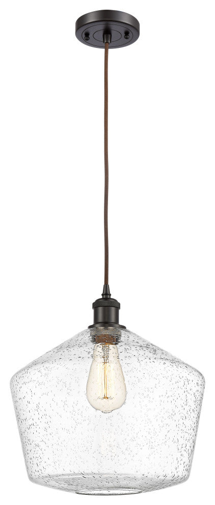 Innovations 516-1P-OB-G654-12-LED 1-Light Mini Pendant, Oil Rubbed Bronze