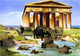 Jean-Leon Gerome View of Paestum (study), 18"x27" Gallery Wrapped Canvas