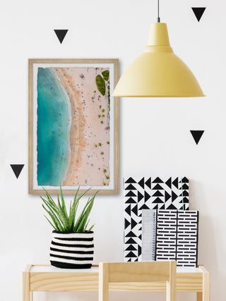"Dreamy Destinations" Framed Painting Print, 30x45