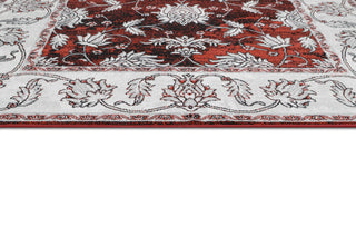 Traditional Accent Rug, Scarlet Red, 9'8"x7'5"