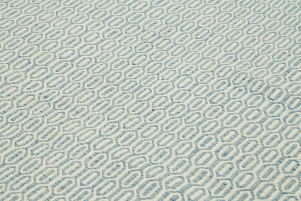 Rug N Carpet - Hand-knotted Modern Design 8' 0'' x 10' 0'' Flatweave Kilim Rug