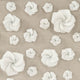 Flowers in Acrylic Wall Art, Natural Linen