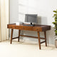 Edward Desk With Built in Outlets, Walnut