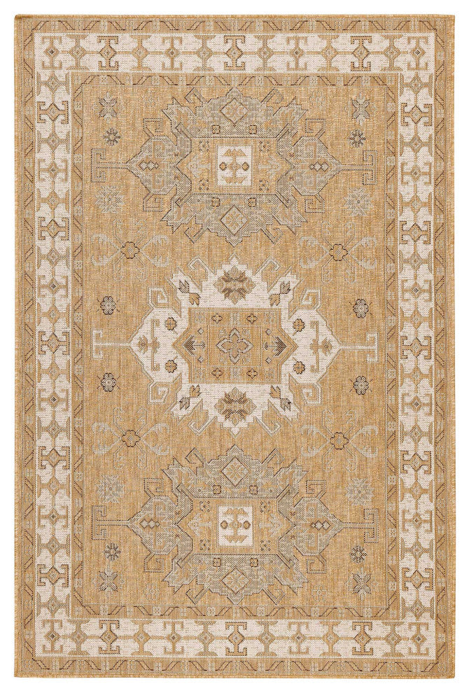 Carmel Kilim Indoor/Outdoor Rug, Sand, 6'6"x9'4"