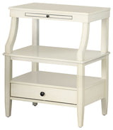 Newton Antique White Storage Nightstand
