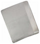 100% Silk Charmeuse Binding Blanket, Gray, Full/ Queen