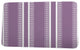 Upscale Getaway Dashing Stripe Stripe Print Bath Mat, Purple, 21"x34"