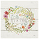 "Rustic Bloom II" Digital Paper Print by Janelle Penner, 38"x38"