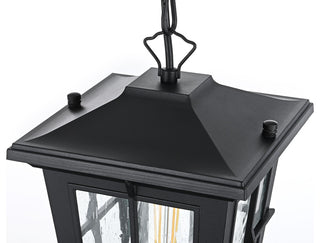Home Living 7" Outdoor Pendant, Black