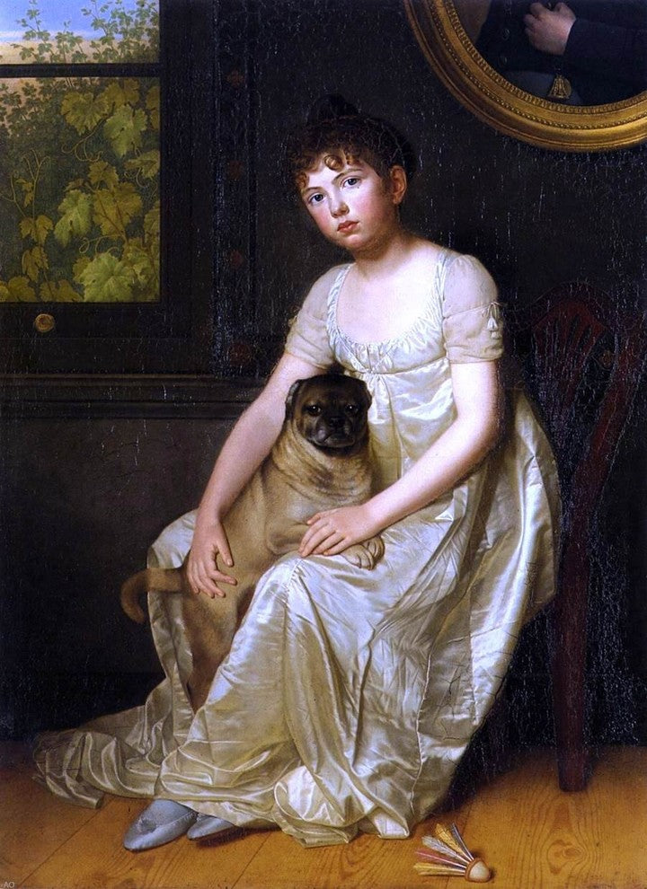 Francois Van der Donckt Portrait of Sylvie de la Rue Wall Decal