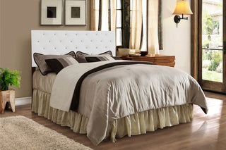 Novo 2 Headboard, White, Queen