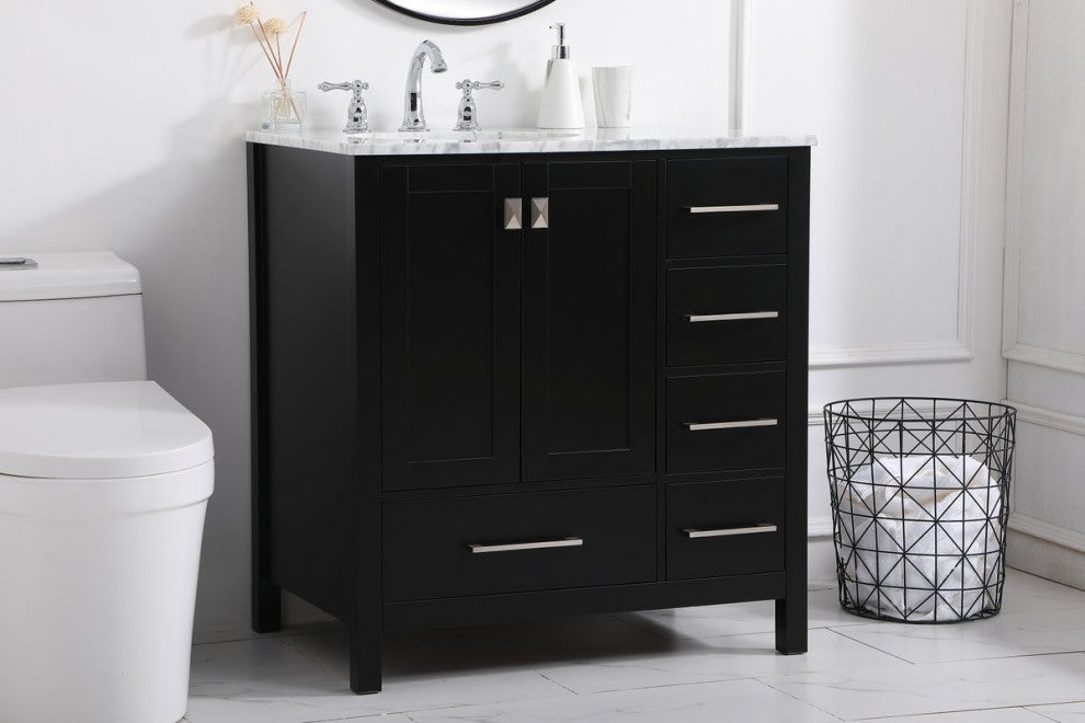 Elegant VF18932BK 32"Single Bathroom Vanity, Black