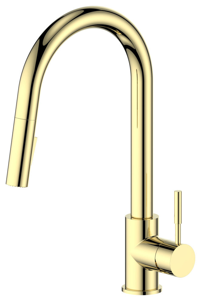 ZLINE Gemini Kitchen Faucet in Polished Gold (GEM-KF-PG)