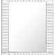 Clear Rectangle Accent Glass Mirror