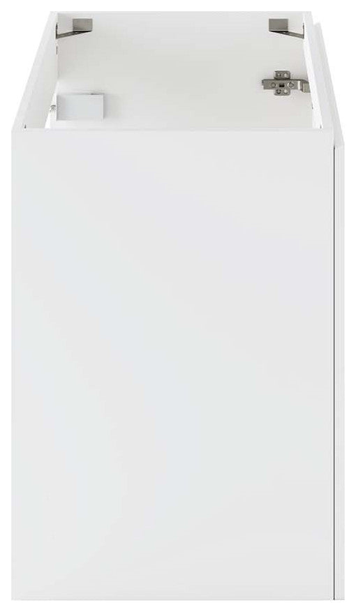 Vitality 30" Wall-Mount Bathroom Vanity, White