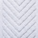 DII White Chevron Luxury Barmop, Set of 4