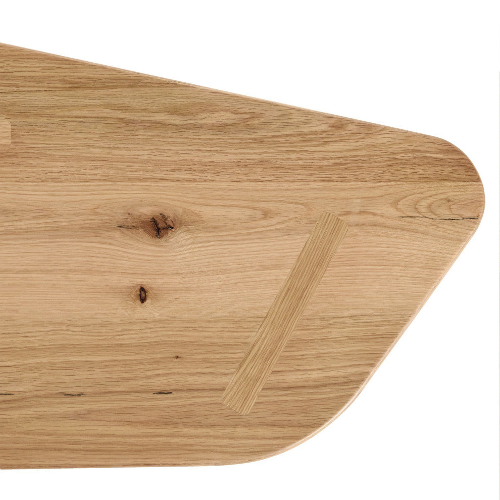 Modrest Jack Natural Wood Coffee Table Set