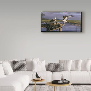 Wilhelm Goebel 'Chesapeake Treasurers Osprey' Canvas Art, 24"x12"