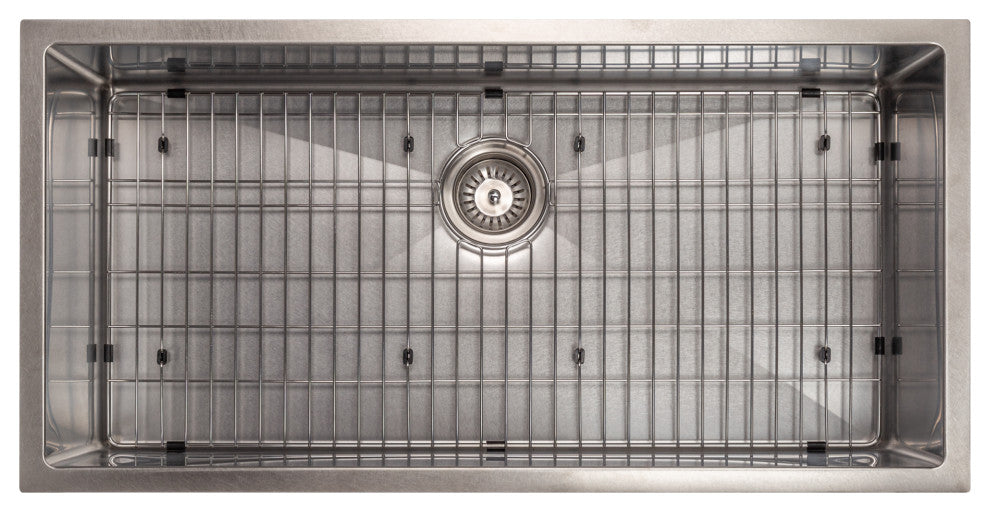 ZLINE 36" Meribel Undermount Kitchen Sink Fingerprint Resistant Stainless Steel