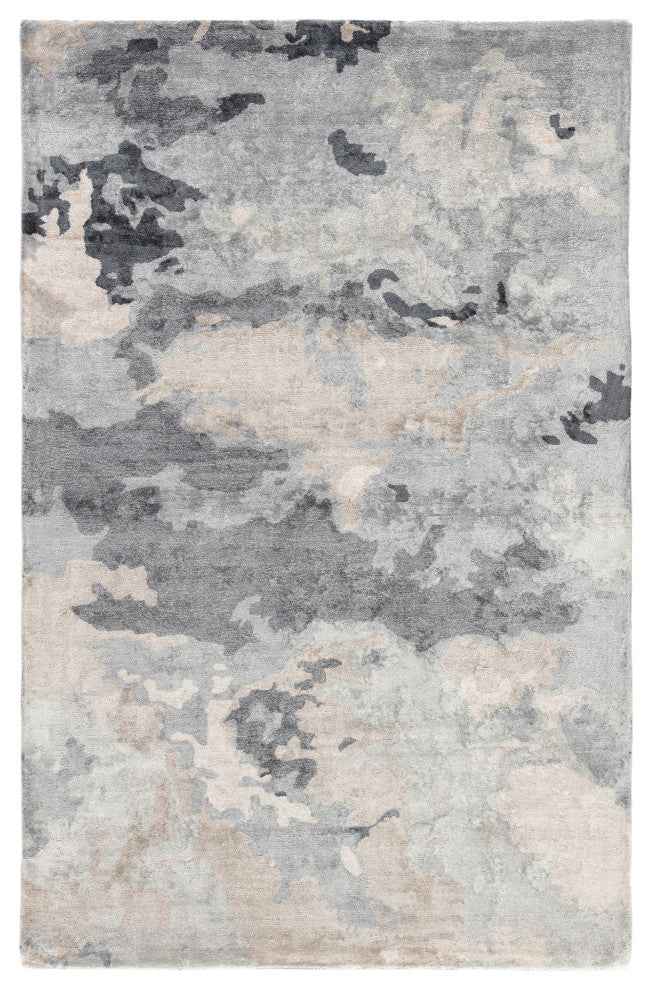 Jaipur Living Glacier Handmade Gray/Blue Rug, 2'6"x8'